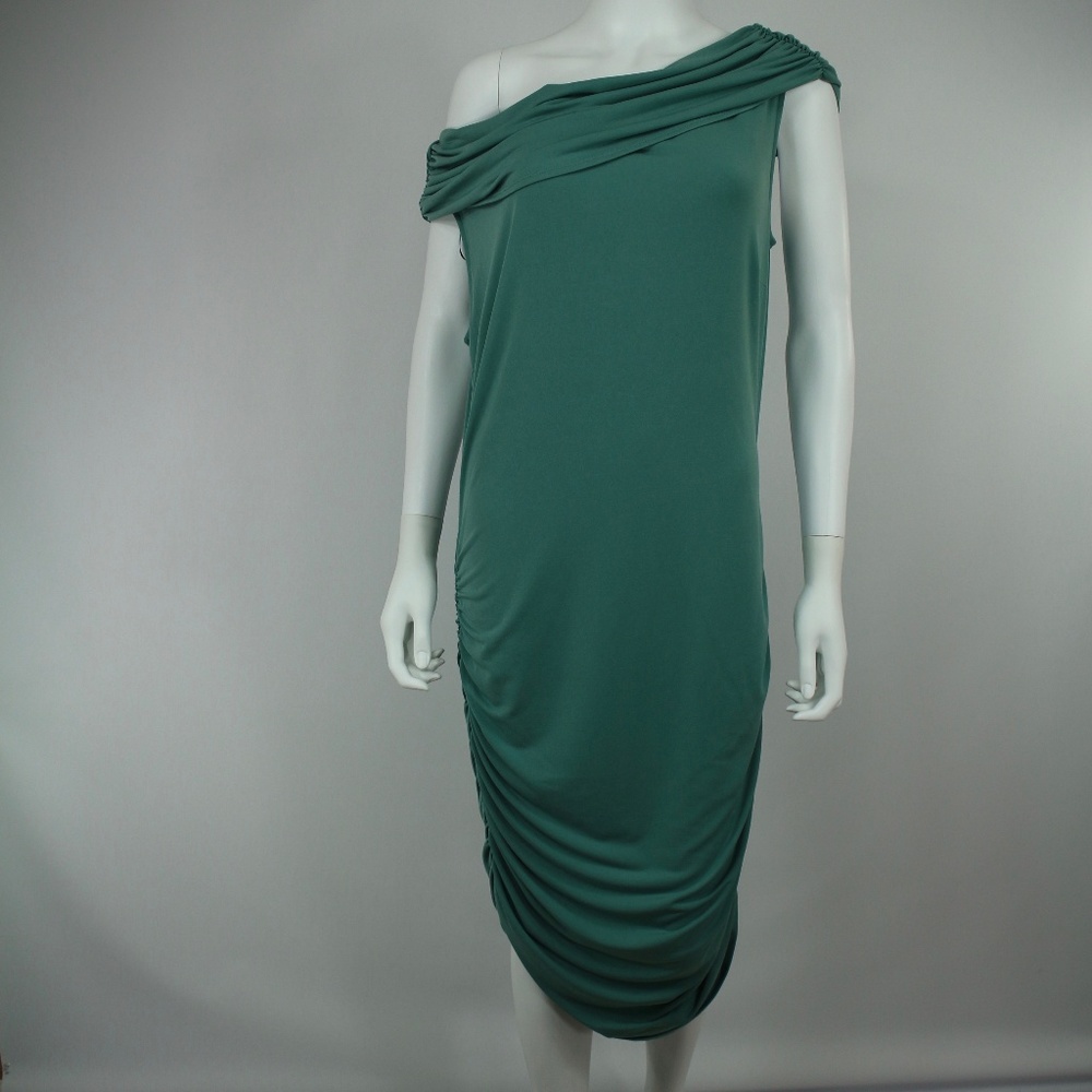 Rock & Republic Grecian slinky Dress Ruched detail